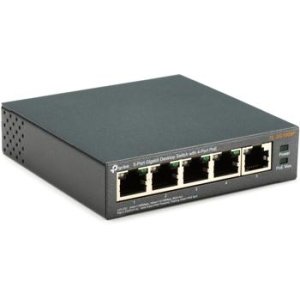 Bundled Item: TP Link 5-port Gigabit Desktop Switch with 4-port PoE