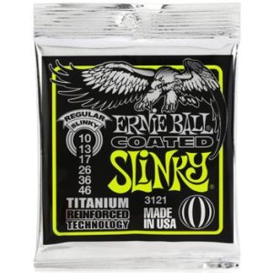 Ernie Ball 3121 Regular Slinky Coated Titanium RPS Electric Guitar
