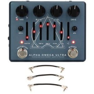 Darkglass Alpha Omega Ultra Dual Bass Preamp/OD Pedal with Aux In