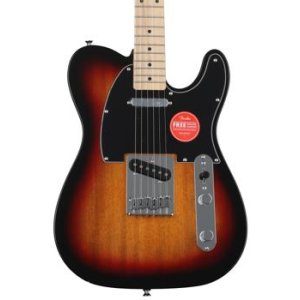 Bundled Item: Squier Affinity Series Telecaster Electric Guitar - 3-Color Sunburst with Maple Fingerboard