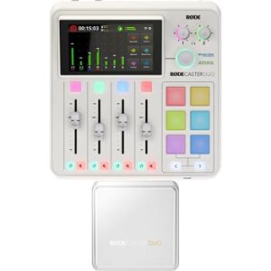 Rode RODECaster Duo Streaming Mixer - White | Sweetwater