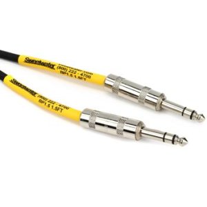 Bundled Item: Pro Co BP-1.5 Excellines Balanced Patch Cable - 1/4-inch TRS Male to 1/4-inch TRS Male - 1.5 foot