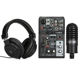 Yamaha AG03Mk2 LSPK USB Loopback Livestreaming Kit - Black