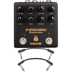 NUX Fireman Distortion 2-channel Pedal | Sweetwater