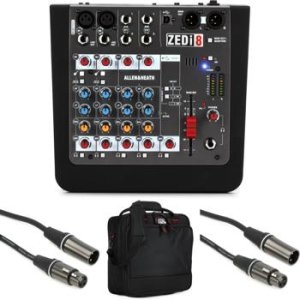 Allen & Heath ZEDi-8 8-channel Mixer with USB Audio Interface