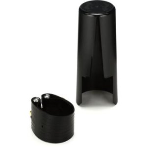 Bundled Item: Rovner Dark Ligature and Cap for Hard Rubber Tenor Saxophone Mouthpiece - 2R