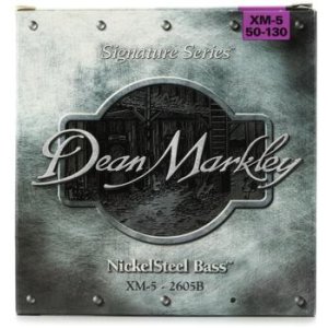 Bundled Item: Dean Markley 2605B Signature Series Bass Guitar Strings - .050-.130 Extra Medium 5-string
