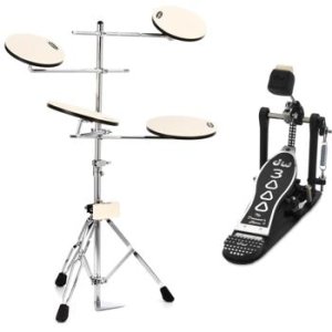 DW DWCPPADTS5 Go Anywhere Practice Pad Set with Stand