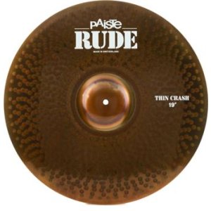 Paiste 19 inch RUDE Thin Crash Cymbal