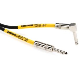 Bundled Item: Pro Co EGL-15 Excellines Straight to Right Angle Instrument Cable - 15 foot
