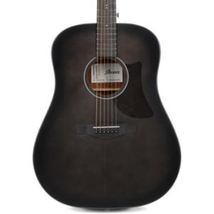 Bundled Item: Ibanez AAD50TCB Advanced Acoustic Guitar - Transparent Charcoal Burst