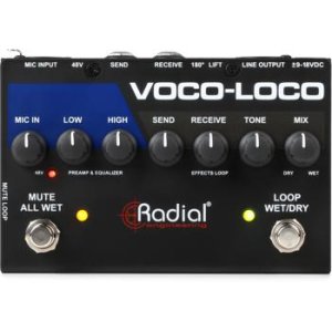 Bundled Item: Radial Voco-Loco Microphone Effects Switcher