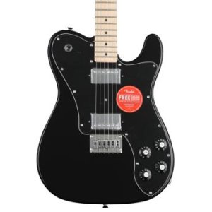 Bundled Item: Squier Affinity Series Telecaster Deluxe Electric Guitar - Black with Maple Fingerboard