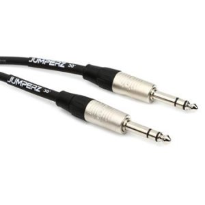 Bundled Item: JUMPERZ JB2TRS-30 Blue Line 1/4-inch TRS Male to 1/4-inch TRS Male Patch Cable - 30 foot