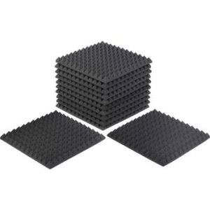 Auralex 2 inch Studiofoam Wedges 2x2 foot Acoustic Panel 12-pack