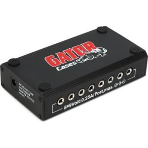 Bundled Item: Gator G-BUS-8-US Pedal Board Power Supply