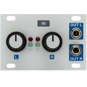Intellijel Quadratt1U Quad Attenuator, Attenuverter, Mixer and DC 