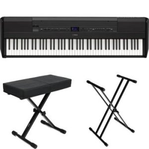 Yamaha P 525 88 key Digital Piano with Speakers Black Sweetwater