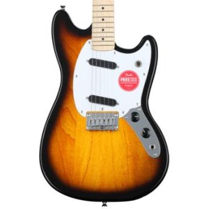 Bundled Item: Squier Sonic Mustang Solidbody Electric Guitar - 2-color Sunburst