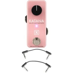 Keeley Mini Katana Clean Boost Pedal - New Light Pink, Sweetwater