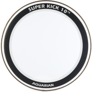 Aquarian 22" Super Kick 10 Clear Bass Drumhead with Resonant Head