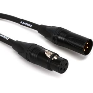 Bundled Item: JUMPERZ JZGM ZipLine Gold Microphone Cable - 1 foot
