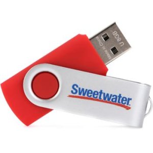Bundled Item: Sweetwater 8GB USB 2.0 Flash Drive - Red