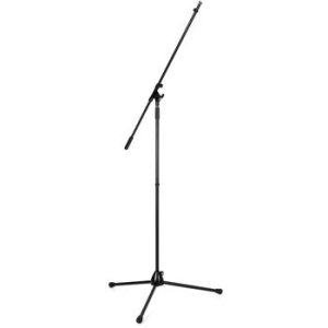 Bundled Item: K&M 21021 Extra Tall Boom Microphone Stand - Black