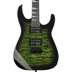 Bundled Item: Jackson Dinky JS20 DKQ Electric Guitar - Transparent Green