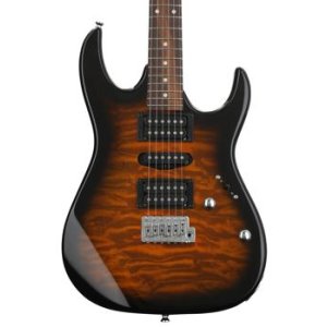 Bundled Item: Ibanez Gio GRX70QA Electric Guitar - Sunburst