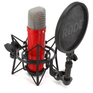 Rode NT1 Signature Series Condenser Microphone with Stand - Red
