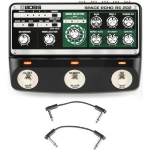 Boss RE-202 Space Echo Digital Delay Pedal | Sweetwater Boss RE-202 Space Echo Digital Delay Pedal | Sweetwater