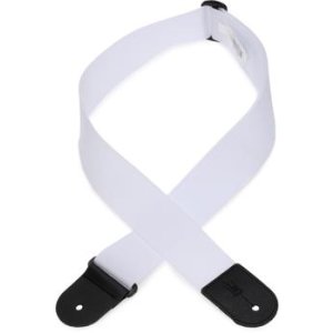 Bundled Item: Levy's M8POLY 2-inch Woven Polypropylene Guitar Strap - White