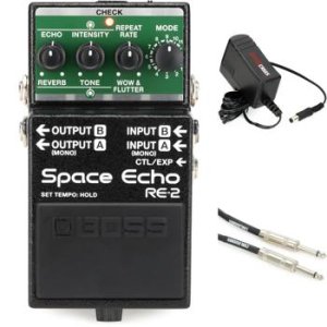 Boss RE-2 Space Echo Delay and Reverb Effects Pedal | Sweetwater
