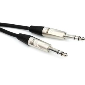 Bundled Item: Hosa HSS-050 Pro Balanced Interconnect Cable - REAN 1/4-inch TRS Male to REAN 1/4-inch TRS Male - 50 foot