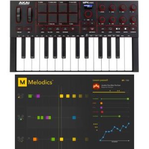 Akai Professional MPK Mini IV MIDI Keyboard Controller - Black