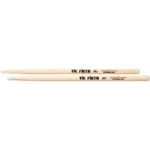 B.VF.X5AN - Bacchette per batteria VIC FIRTH X5AN Extreme American classic  Hickory punta nylon - VIC FIRTH