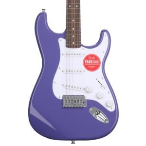Bundled Item: Squier Sonic Stratocaster Electric Guitar - Ultraviolet with Laurel Fingerboard