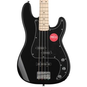 Bundled Item: Squier Affinity Series Precision Bass Black with Maple Fingerboard