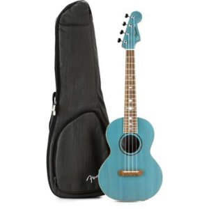 Fender Dhani Harrison Uke - Turquoise | Sweetwater