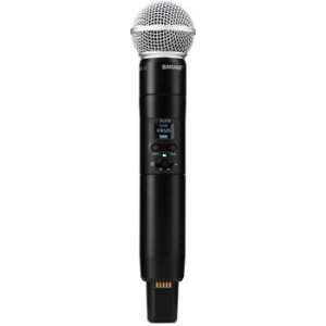 Bundled Item: Shure SLXD2/SM58 Wireless Handheld Microphone Transmitter - G58 Band
