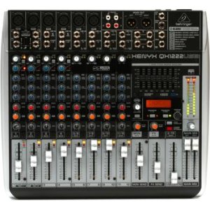Bundled Item: Behringer Xenyx QX1222USB Mixer with USB and Effects