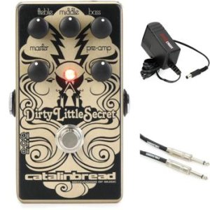 Catalinbread Dirty Little Secret Overdrive Pedal - Gold