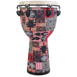 Remo Designer Series Apex Djembe - 12 inches, Red Kinte