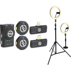 Hollyland Lark M2 Lavalier Microphone Combo - Shine Charcoal