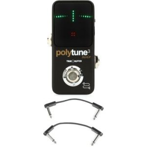 TC Electronic PolyTune 3 Noir Mini Polyphonic Tuning Pedal