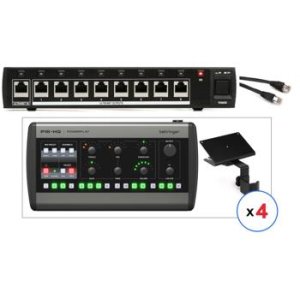 Behringer Powerplay P16-HQ 16-channel Digital Personal Mixer Bundles |  Sweetwater