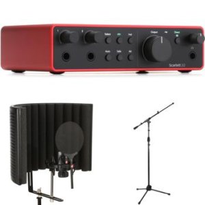 Focusrite Scarlett 2i2 4th Gen USB Audio Interface Bundles