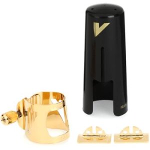 Bundled Item: Vandoren LC07P Optimum Alto Saxophone Ligature - Gilded Gold