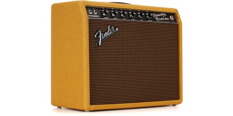 '65 Princeton Reverb 1 x 12-inch 12-watt Tube Combo Amp - Lacquered Tweed, Sweetwater Exclusive